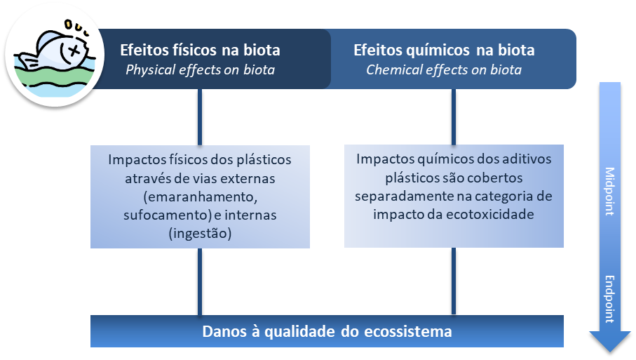 Efeitos plástico meio marinho