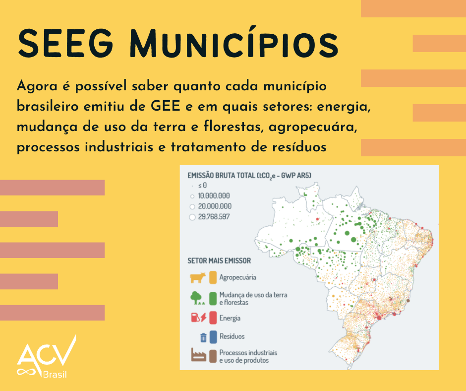 Explore as emissões de Gases de Efeito Estufa de todos os municípios brasileiros